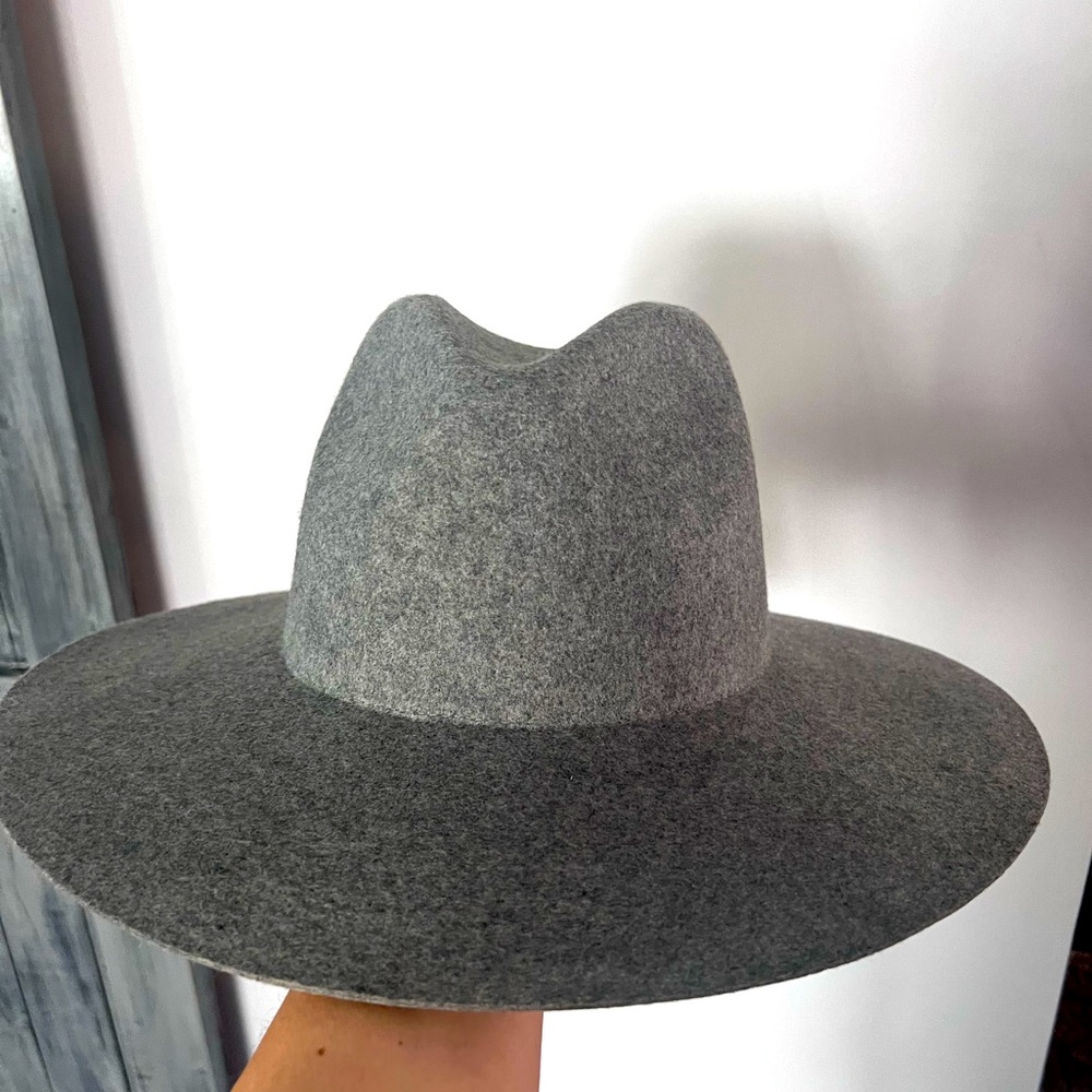 GIGI PIP - WIDE BRIM EMMA felt hat - GREY